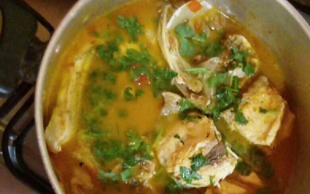 Peixe cozido maranhense