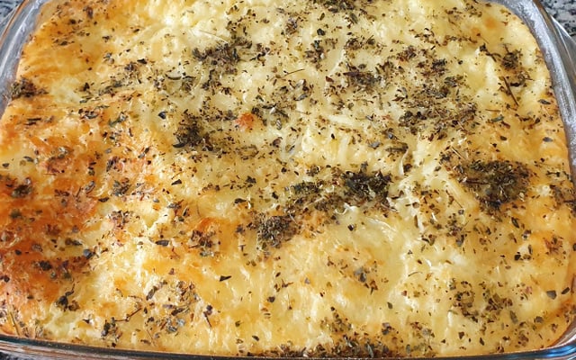 Torta de presunto e queijo