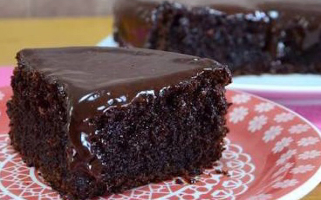 Cobertura de chocolate e café