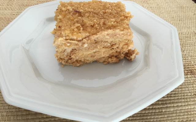 Pavê de amendoim da Dona Greta