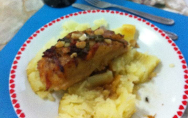 Bacalhau com batatas ao murro