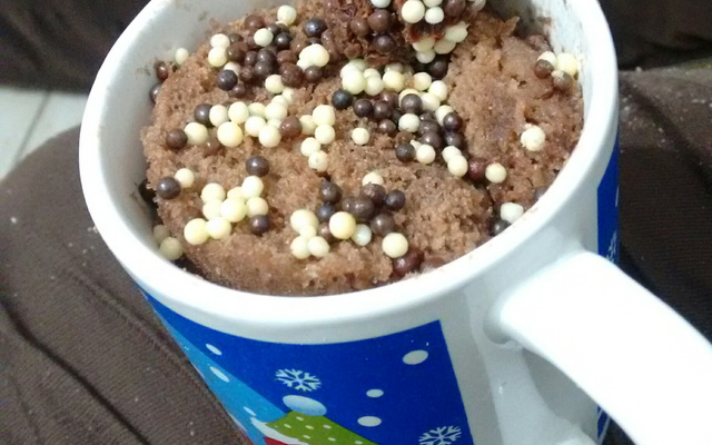 Bolo de caneca sem leite