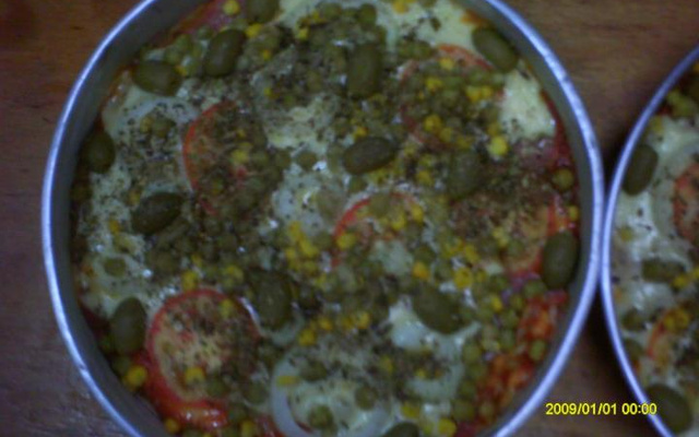 Pizza de liquidificador simples