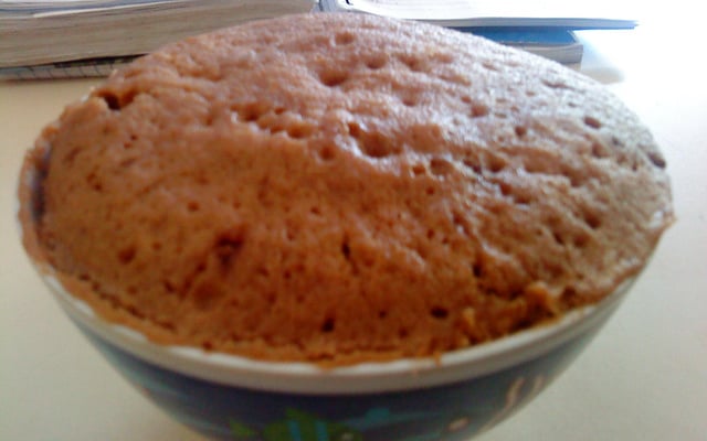 Bolo de iogurte de caneca