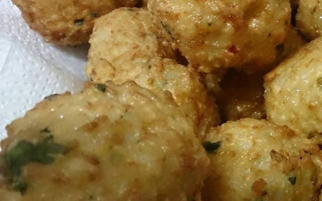 Bolinho de arroz sequinho