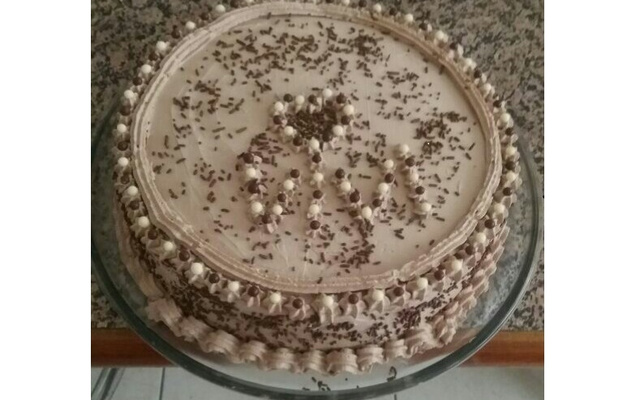 Bolo mousse de chocolate