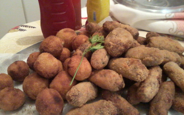 Croquete de carne diferente