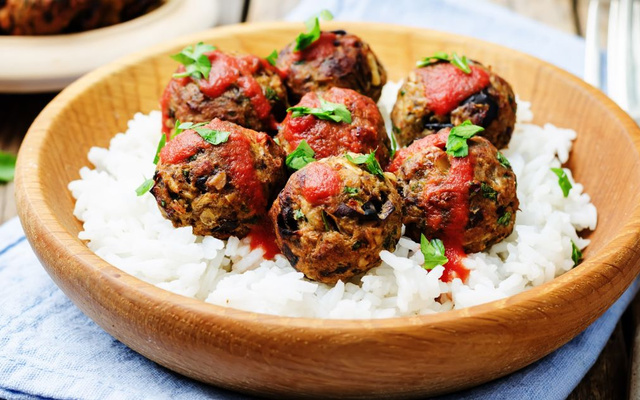 Almôndegas vegetarianas