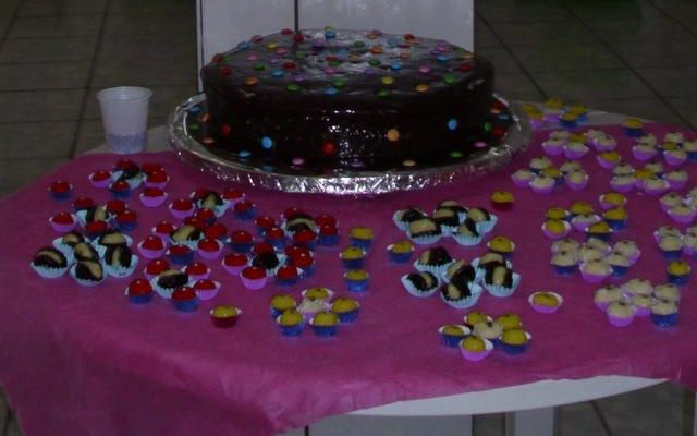 Bolo brigadeiro de chocolate