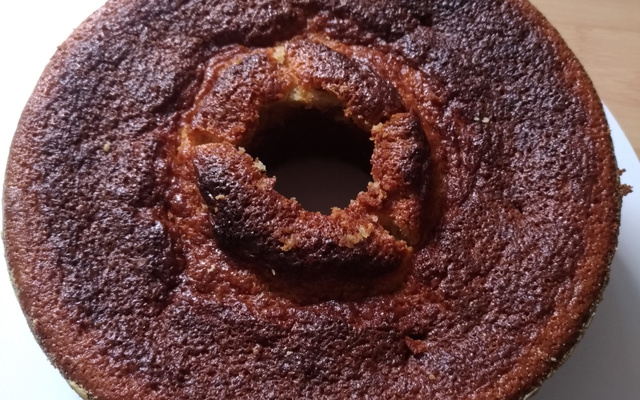 Bolo de fubá cremoso sem farinha de trigo