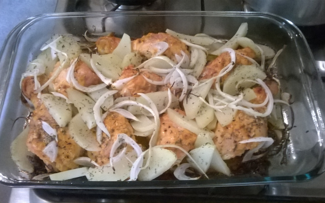 Frango com maionese da sogra