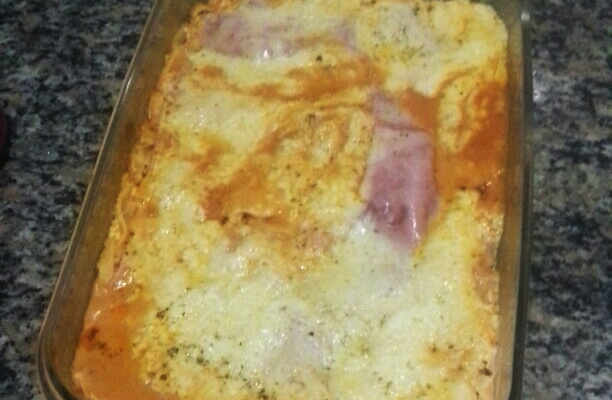 Macarrão talharim de forno