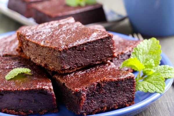 Bolo de chocolate com água