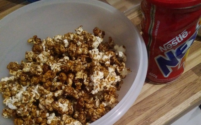 Pipoca doce fácil