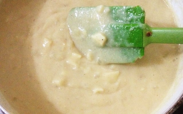 Sopa de palmito cremosa light