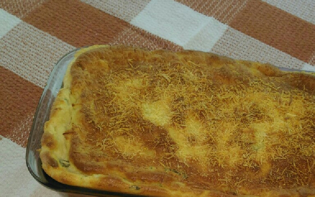 Souflé delicioso de espinafre sucesso garantido