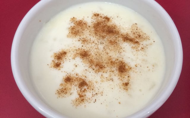 Canjica com leite condensado