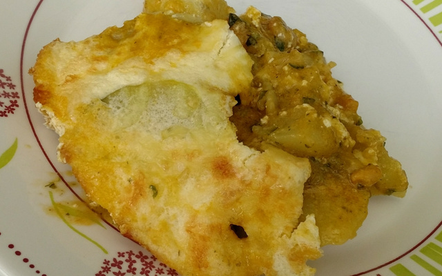 Camarão com batata ao forno do Lúcio Cezar