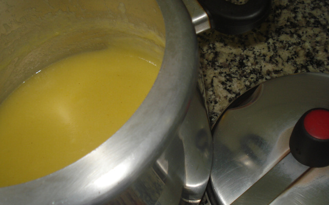 Polenta fácil de panela de pressão