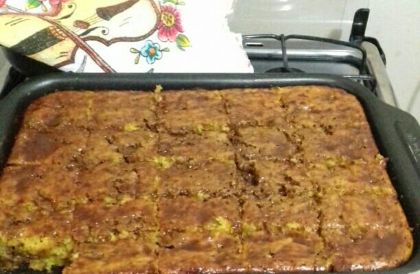 Bolo de laranja com cenoura