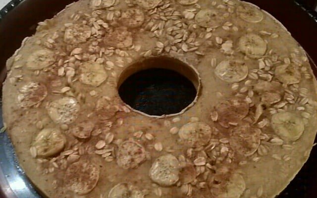 Bolo saudável de banana