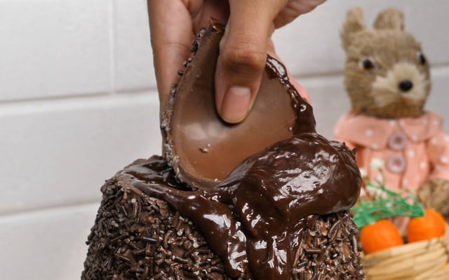 Ovo de Páscoa de pote