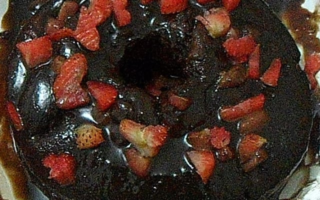 Calda de chocolate para bolo