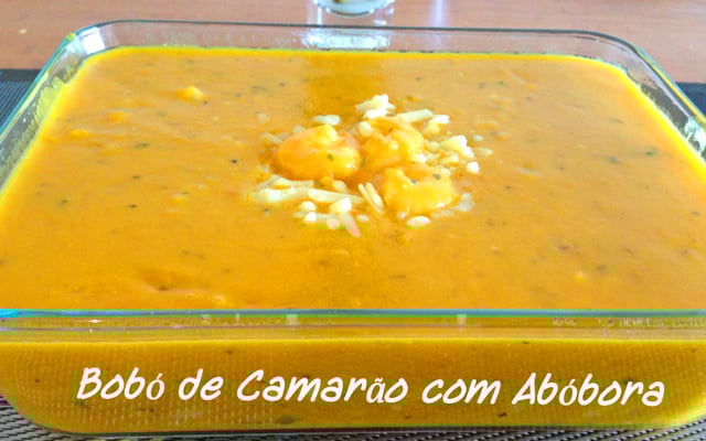 Bobó de camarão com abóbora