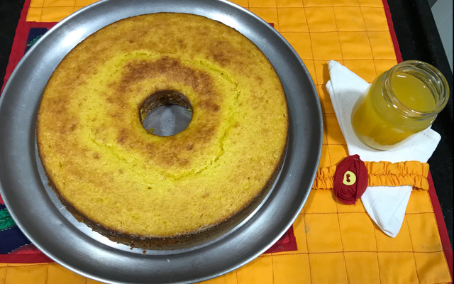 Bolo de mexirica do Lucio Cezar
