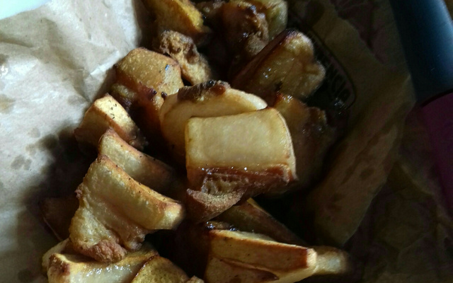 Torresmo pururuca de forno mais light