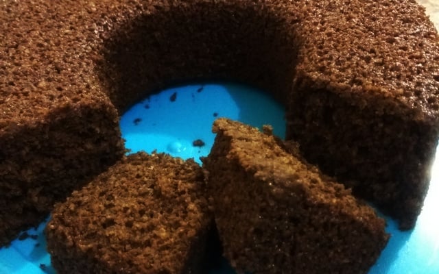 Bolo de banana e cacau