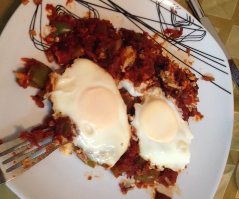 Shakshuka israelense