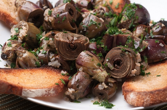 Alcachofras à romana