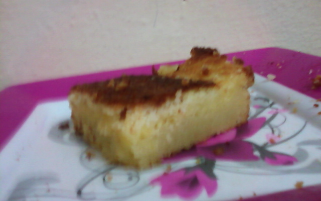 Quadradinho cremoso de fubá