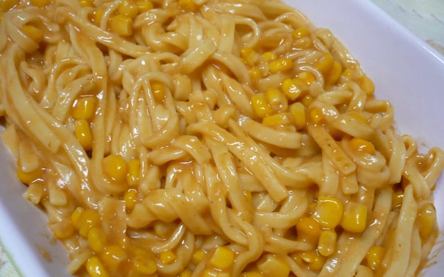 Molho de milho para macarrão