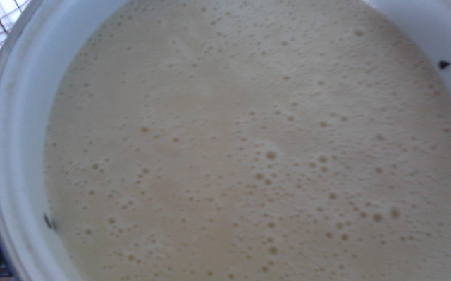 Suco de umbu com leite