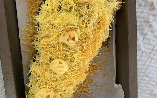 Pacu à milanesa recheado