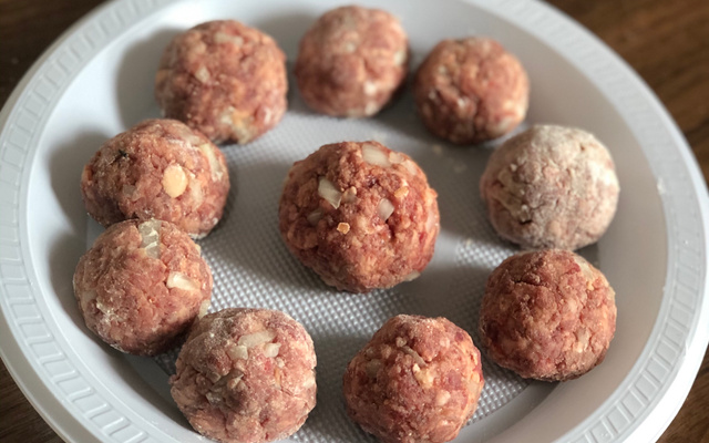 Almôndegas super rápidas