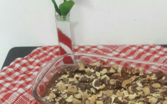 Pavê de bombom da Lisi