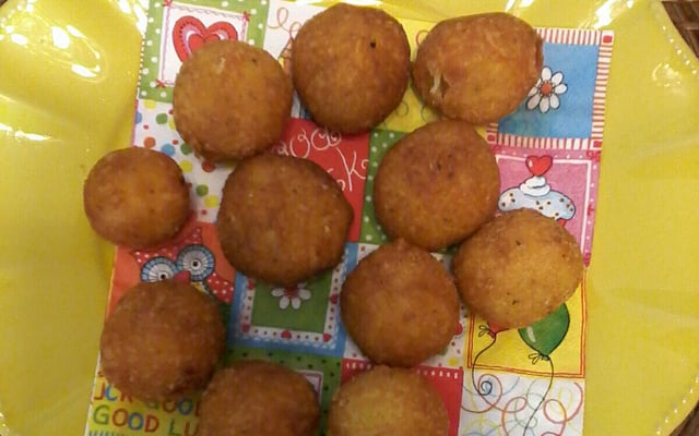 Bolinho de queijo e batata
