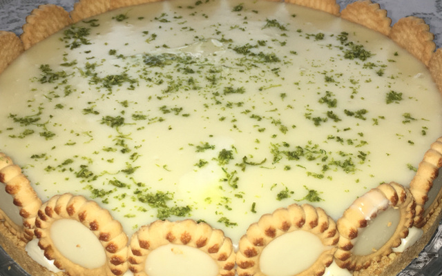 Torta de limão com chocolate branco