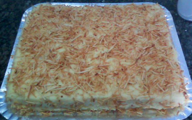 Torta salgada de frango com requeijão cremoso