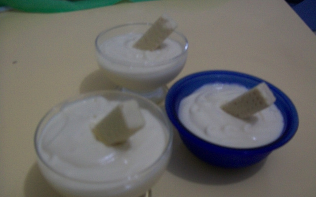 Mousse cremoso de limão