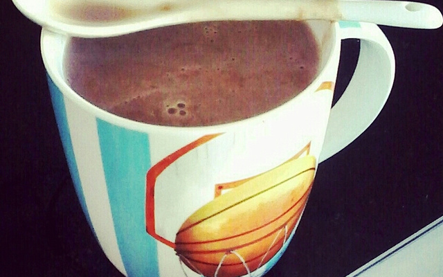 Chocolate quente simples para Inverno
