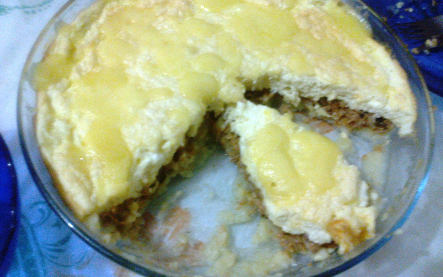 Torta souflé de sardinha