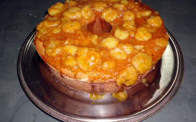 Bolo de casca de Banana