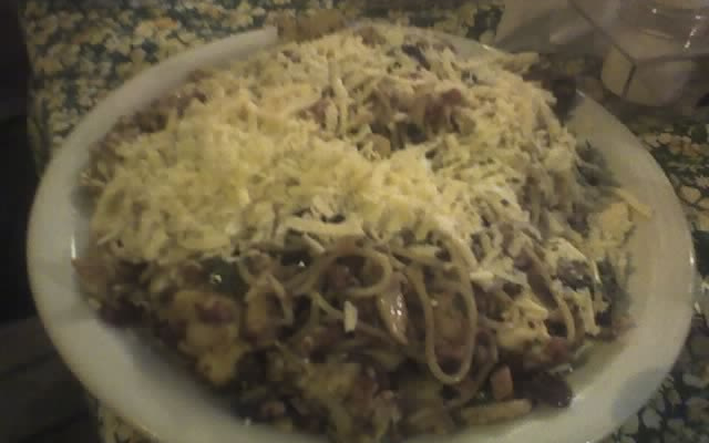 Macarrão ao alho turbinado