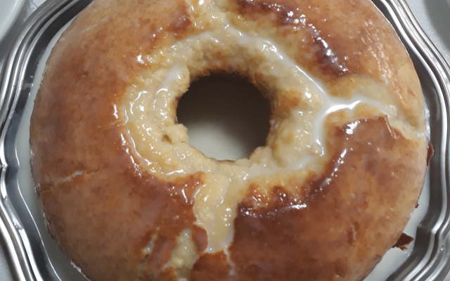 Bolo Santa Clara ao leite de coco