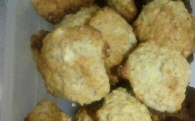 Biscoito de aveia com banana