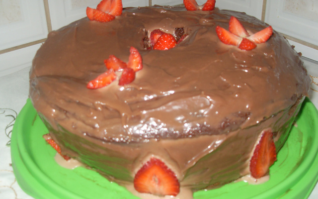 Bolo cavado guloseima